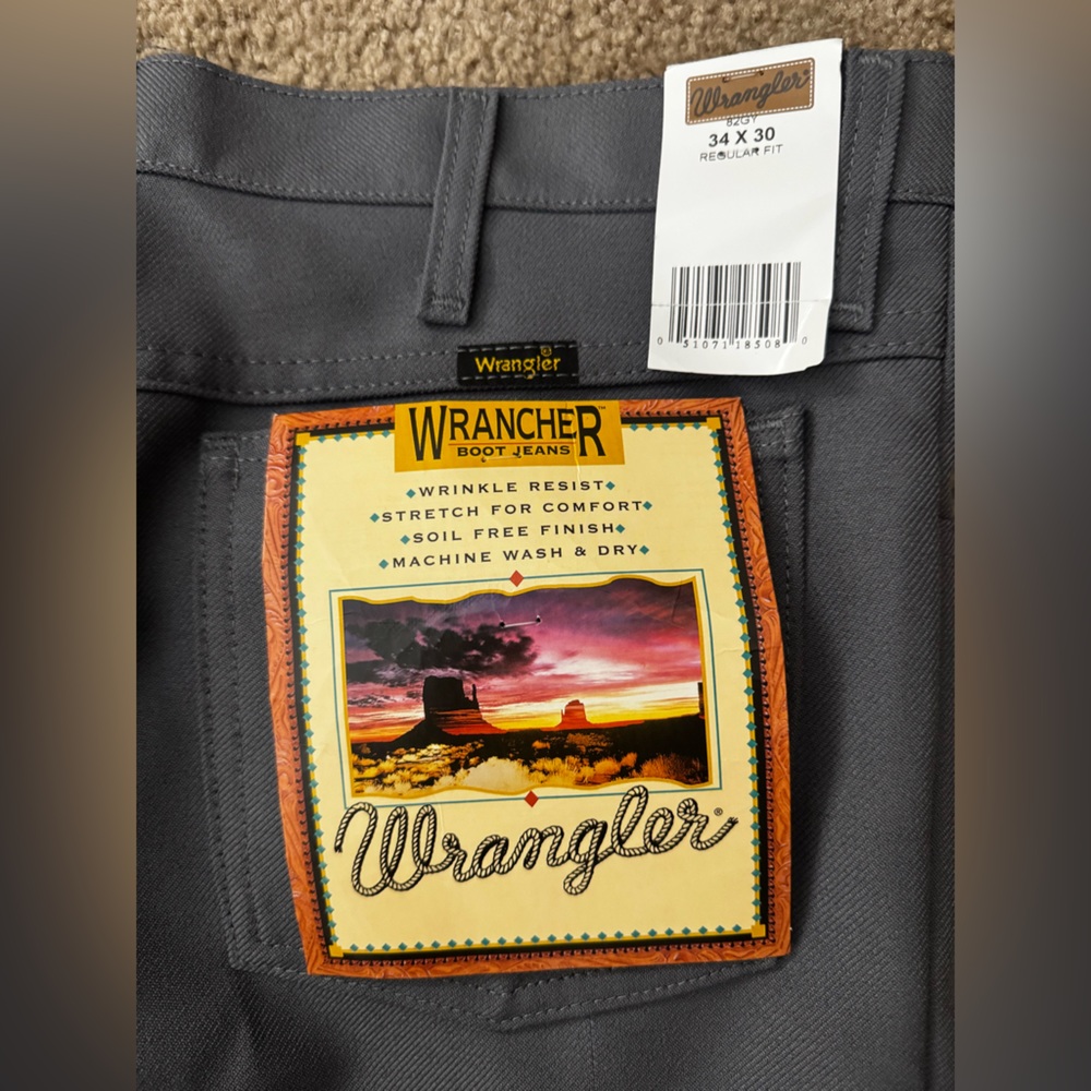 Wrangler Wrancher Gray Jeans